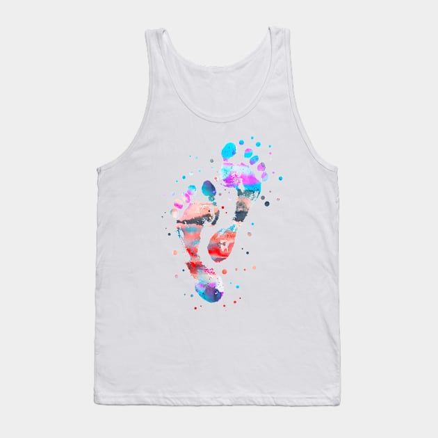 Footprint Tank Top by RosaliArt